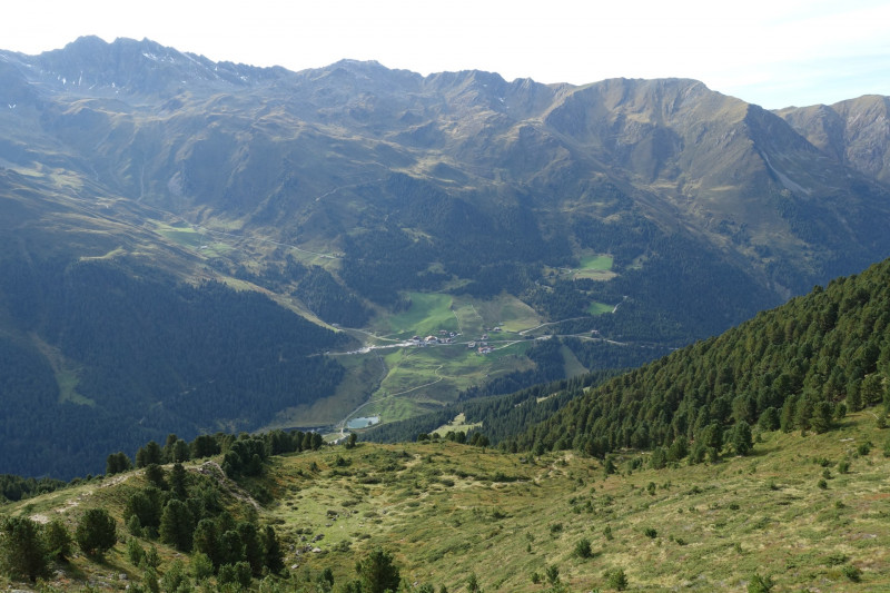 Alpengasthof Lsens - Hochgrafljoch - Hohe Rte - Gallwieser Mittergrat - Roter Kogel - Zirmweg - Alpengasthof Lsens
