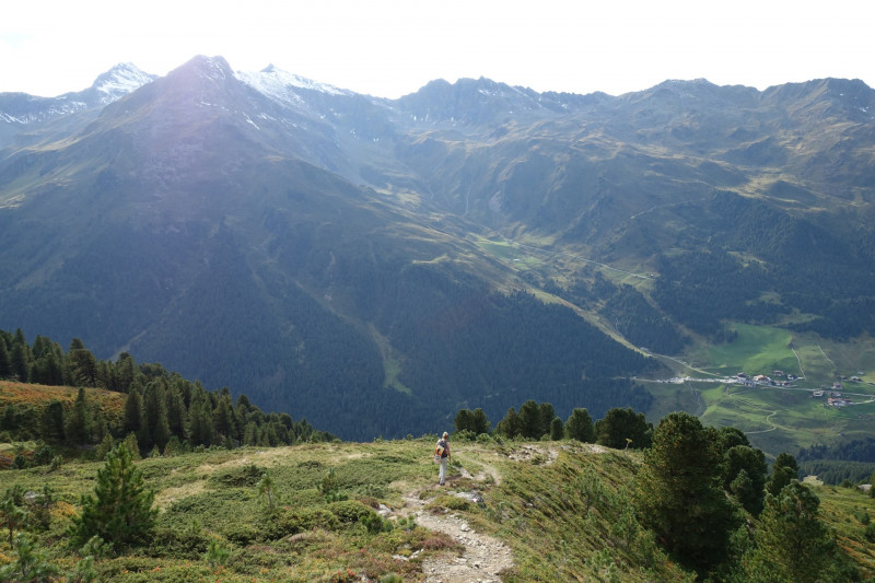 Alpengasthof Lsens - Hochgrafljoch - Hohe Rte - Gallwieser Mittergrat - Roter Kogel - Zirmweg - Alpengasthof Lsens