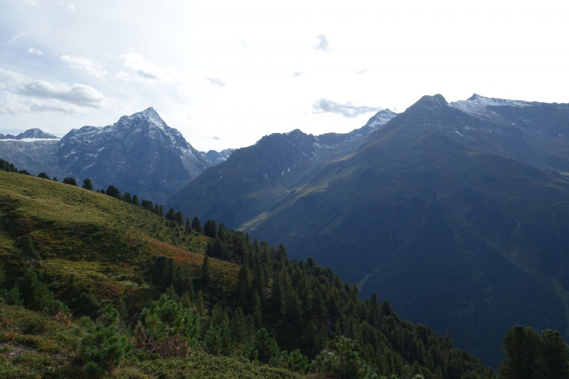 Alpengasthof Lsens - Hochgrafljoch - Hohe Rte - Gallwieser Mittergrat - Roter Kogel - Zirmweg - Alpengasthof Lsens