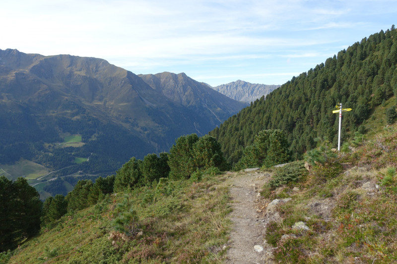 Alpengasthof Lsens - Hochgrafljoch - Hohe Rte - Gallwieser Mittergrat - Roter Kogel - Zirmweg - Alpengasthof Lsens