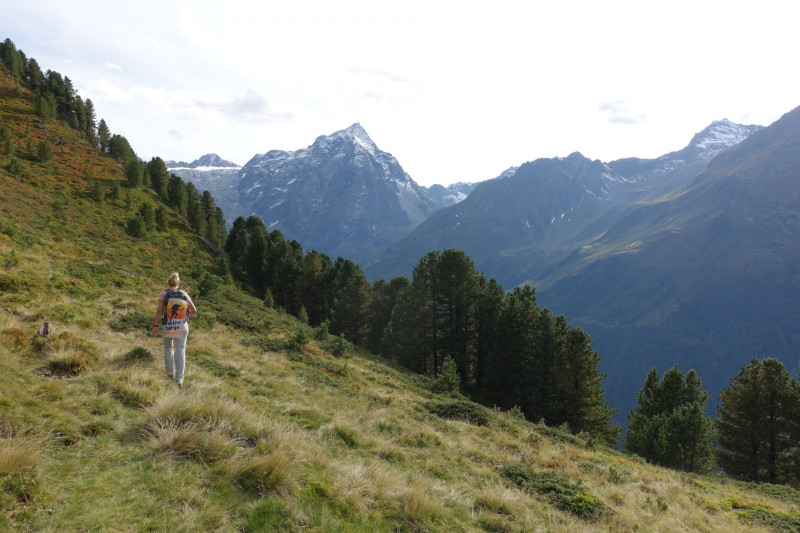 Alpengasthof Lsens - Hochgrafljoch - Hohe Rte - Gallwieser Mittergrat - Roter Kogel - Zirmweg - Alpengasthof Lsens