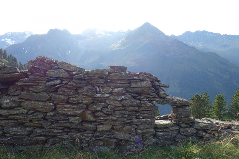 Alpengasthof Lsens - Hochgrafljoch - Hohe Rte - Gallwieser Mittergrat - Roter Kogel - Zirmweg - Alpengasthof Lsens