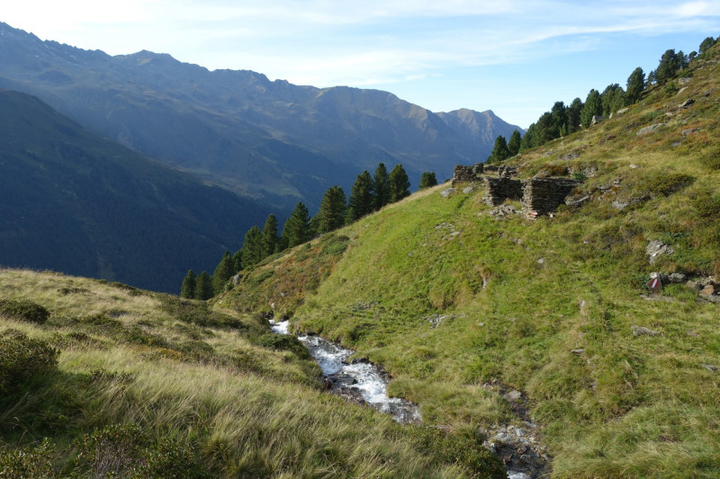 Alpengasthof Lsens - Hochgrafljoch - Hohe Rte - Gallwieser Mittergrat - Roter Kogel - Zirmweg - Alpengasthof Lsens