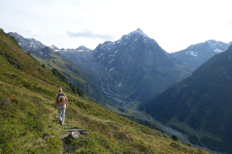 Alpengasthof Lsens - Hochgrafljoch - Hohe Rte - Gallwieser Mittergrat - Roter Kogel - Zirmweg - Alpengasthof Lsens