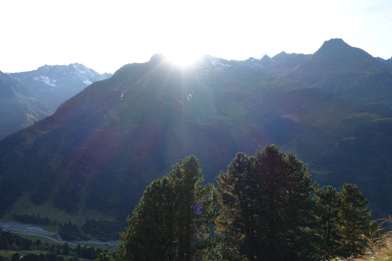 Alpengasthof Lsens - Hochgrafljoch - Hohe Rte - Gallwieser Mittergrat - Roter Kogel - Zirmweg - Alpengasthof Lsens