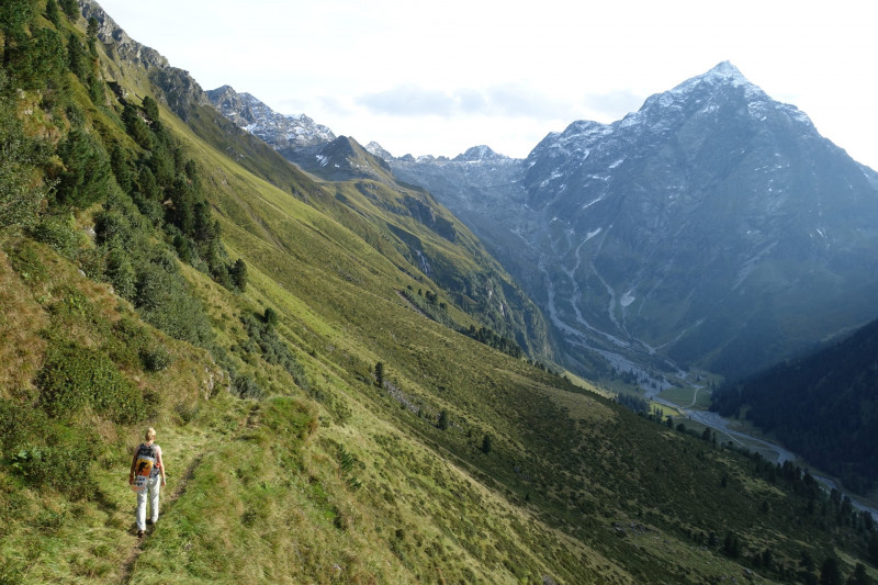 Alpengasthof Lsens - Hochgrafljoch - Hohe Rte - Gallwieser Mittergrat - Roter Kogel - Zirmweg - Alpengasthof Lsens
