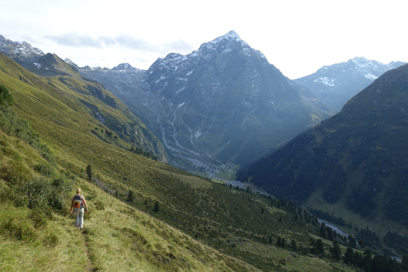 Alpengasthof Lsens - Hochgrafljoch - Hohe Rte - Gallwieser Mittergrat - Roter Kogel - Zirmweg - Alpengasthof Lsens