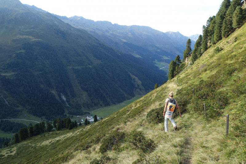 Alpengasthof Lsens - Hochgrafljoch - Hohe Rte - Gallwieser Mittergrat - Roter Kogel - Zirmweg - Alpengasthof Lsens