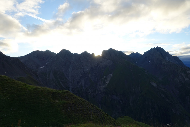 Augsburger Höhenweg: Ansbacher Hütte - Dawinkopf - Gatschkopf - Augsburger Hütte