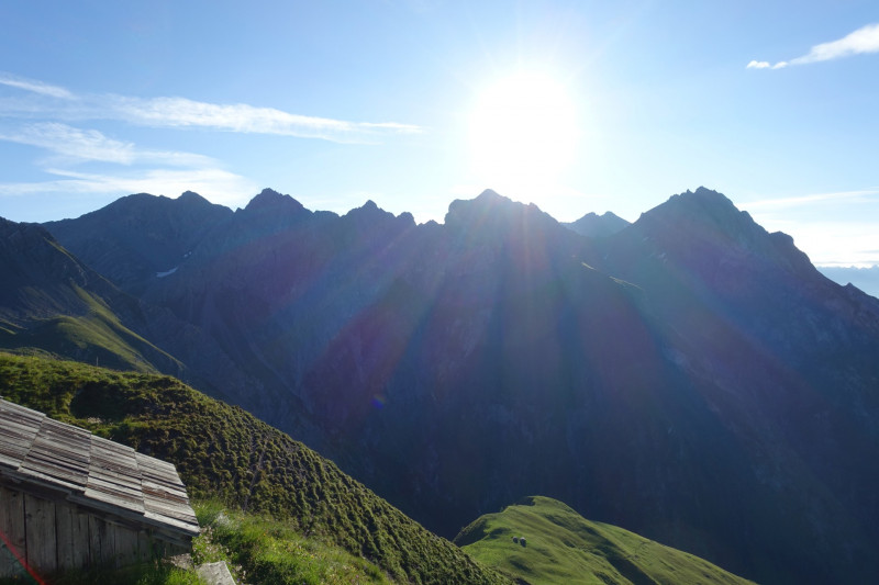Augsburger Höhenweg: Ansbacher Hütte - Dawinkopf - Gatschkopf - Augsburger Hütte