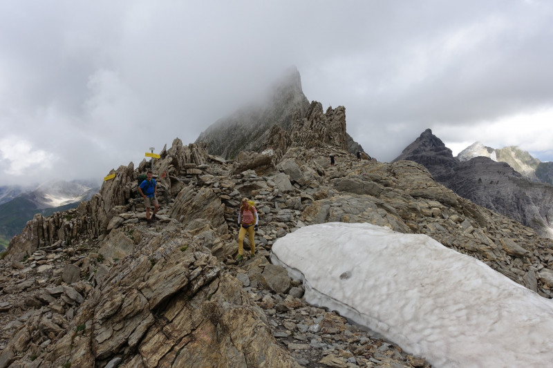 Augsburger Höhenweg: Ansbacher Hütte - Dawinkopf - Gatschkopf - Augsburger Hütte