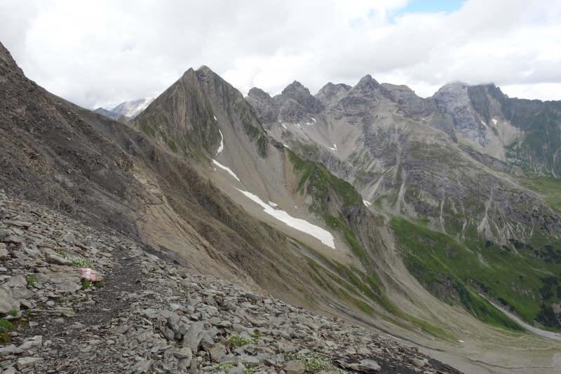 Augsburger Höhenweg: Ansbacher Hütte - Dawinkopf - Gatschkopf - Augsburger Hütte