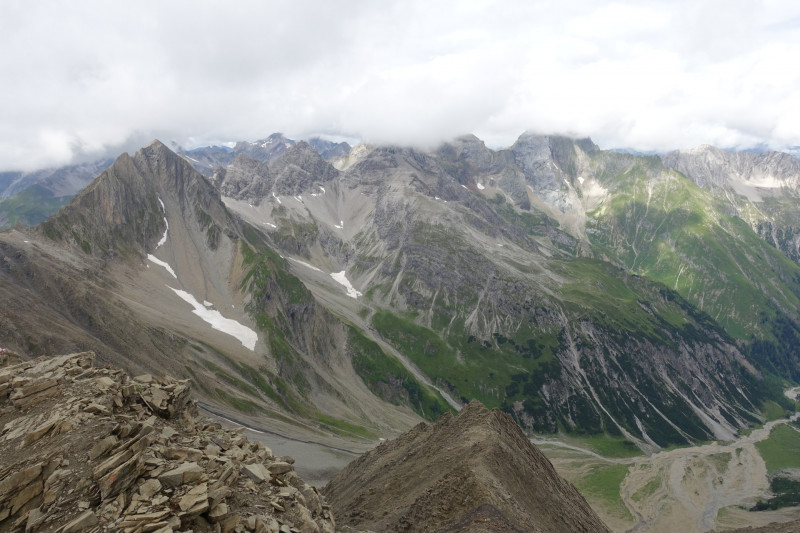 Augsburger Höhenweg: Ansbacher Hütte - Dawinkopf - Gatschkopf - Augsburger Hütte