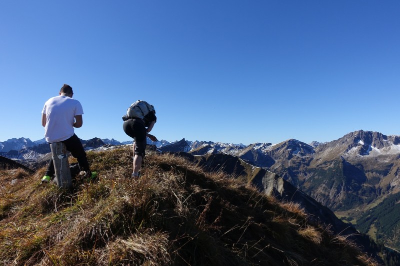 Lochgehrenkopf - Lochgehrenspitze - Sulzspitze - Strindschartenkopf - Litnisschrofen - Krinnenspitze - Nesselwngle