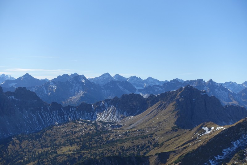 Lochgehrenkopf - Lochgehrenspitze - Sulzspitze - Strindschartenkopf - Litnisschrofen - Krinnenspitze - Nesselwngle