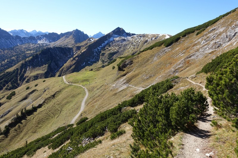 Lochgehrenkopf - Lochgehrenspitze - Sulzspitze - Strindschartenkopf - Litnisschrofen - Krinnenspitze - Nesselwngle