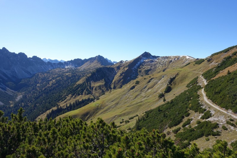 Lochgehrenkopf - Lochgehrenspitze - Sulzspitze - Strindschartenkopf - Litnisschrofen - Krinnenspitze - Nesselwngle