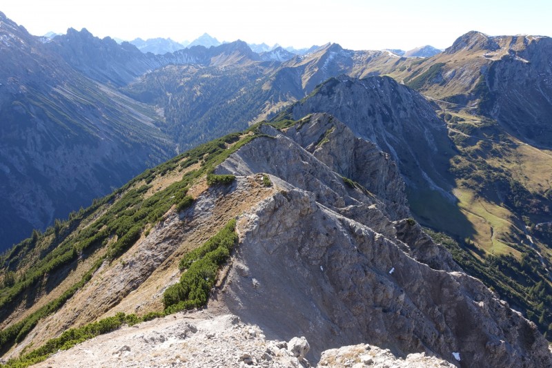 Lochgehrenkopf - Lochgehrenspitze - Sulzspitze - Strindschartenkopf - Litnisschrofen - Krinnenspitze - Nesselwngle