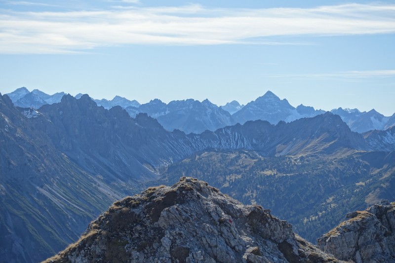 Lochgehrenkopf - Lochgehrenspitze - Sulzspitze - Strindschartenkopf - Litnisschrofen - Krinnenspitze - Nesselwngle