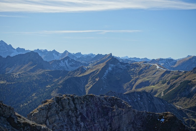 Lochgehrenkopf - Lochgehrenspitze - Sulzspitze - Strindschartenkopf - Litnisschrofen - Krinnenspitze - Nesselwngle