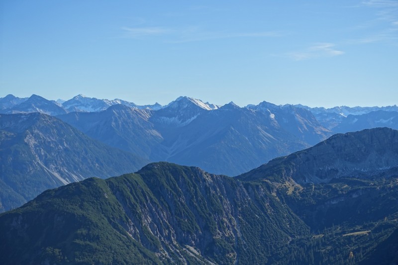 Lochgehrenkopf - Lochgehrenspitze - Sulzspitze - Strindschartenkopf - Litnisschrofen - Krinnenspitze - Nesselwngle