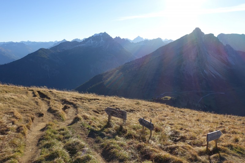 Lochgehrenkopf - Lochgehrenspitze - Sulzspitze - Strindschartenkopf - Litnisschrofen - Krinnenspitze - Nesselwngle