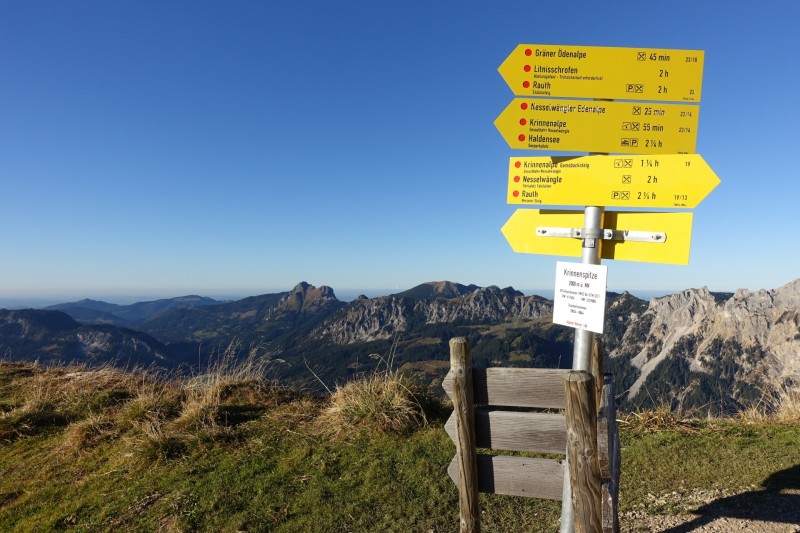 Lochgehrenkopf - Lochgehrenspitze - Sulzspitze - Strindschartenkopf - Litnisschrofen - Krinnenspitze - Nesselwngle