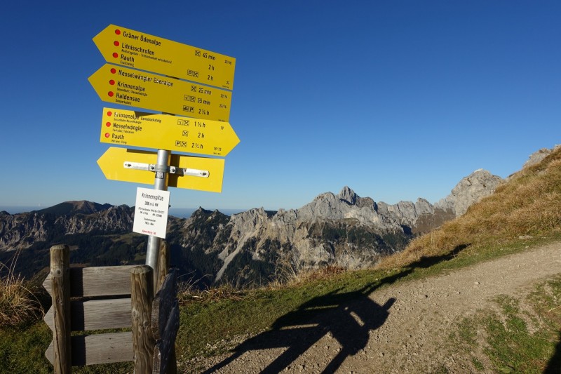 Lochgehrenkopf - Lochgehrenspitze - Sulzspitze - Strindschartenkopf - Litnisschrofen - Krinnenspitze - Nesselwngle