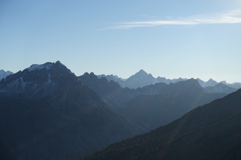Lochgehrenkopf - Lochgehrenspitze - Sulzspitze - Strindschartenkopf - Litnisschrofen - Krinnenspitze - Nesselwngle