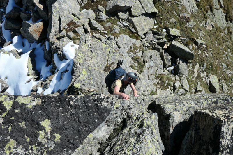 Essener-Rostocker H�tte - Rostocker Eck - Malhamspitze-n- - Mittlere Malhamspitze - Essener-Rostocker H�tte