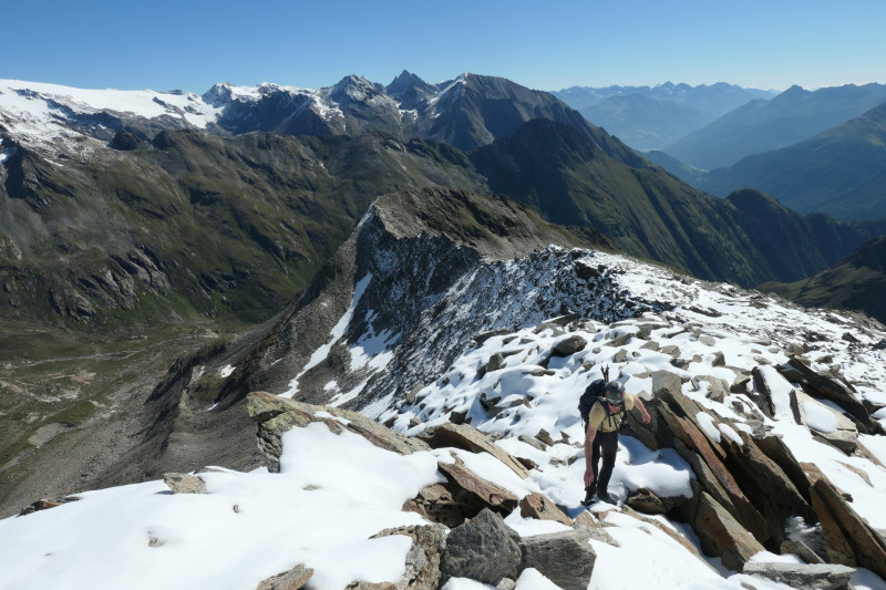 Essener-Rostocker H�tte - Rostocker Eck - Malhamspitze-n- - Mittlere Malhamspitze - Essener-Rostocker H�tte