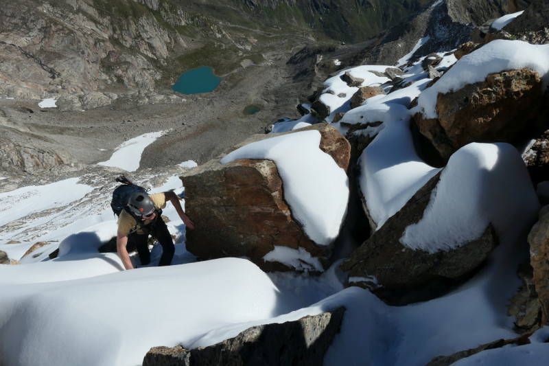 Essener-Rostocker H�tte - Rostocker Eck - Malhamspitze-n- - Mittlere Malhamspitze - Essener-Rostocker H�tte