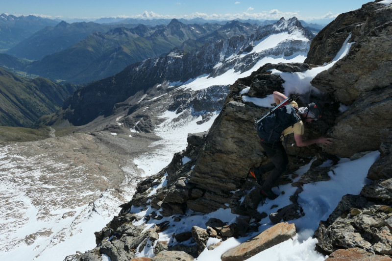 Essener-Rostocker H�tte - Rostocker Eck - Malhamspitze-n- - Mittlere Malhamspitze - Essener-Rostocker H�tte