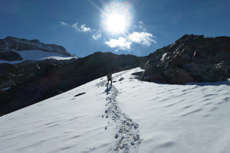 Essener-Rostocker H�tte - Rostocker Eck - Malhamspitze-n- - Mittlere Malhamspitze - Essener-Rostocker H�tte