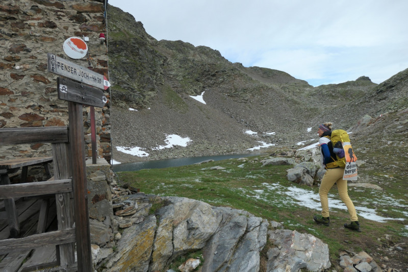 Flaggerschartenhtte - Tagewaldhorn - Distelsee - Niedereck - Penser Joch