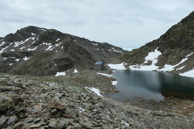 Flaggerschartenhtte - Tagewaldhorn - Distelsee - Niedereck - Penser Joch