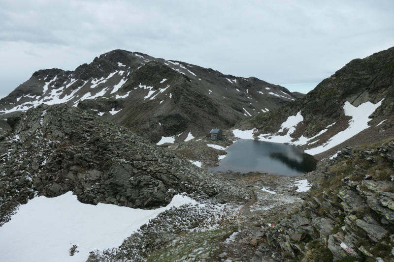 Flaggerschartenhtte - Tagewaldhorn - Distelsee - Niedereck - Penser Joch