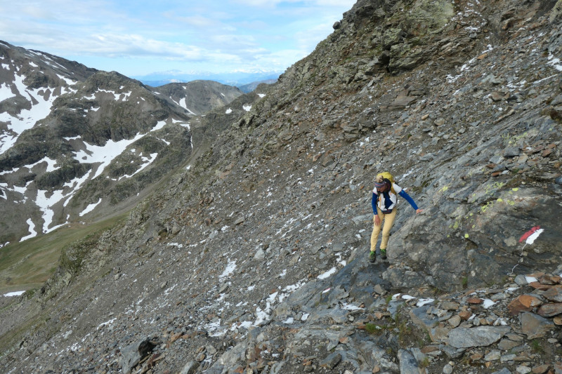 Flaggerschartenhtte - Tagewaldhorn - Distelsee - Niedereck - Penser Joch