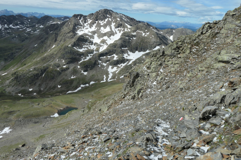 Flaggerschartenhtte - Tagewaldhorn - Distelsee - Niedereck - Penser Joch