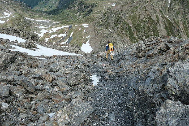 Flaggerschartenhtte - Tagewaldhorn - Distelsee - Niedereck - Penser Joch