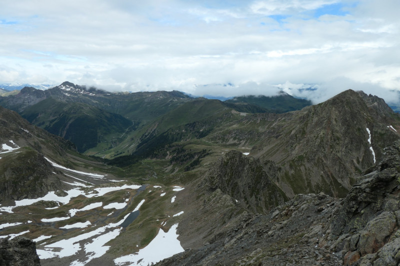 Flaggerschartenhtte - Tagewaldhorn - Distelsee - Niedereck - Penser Joch