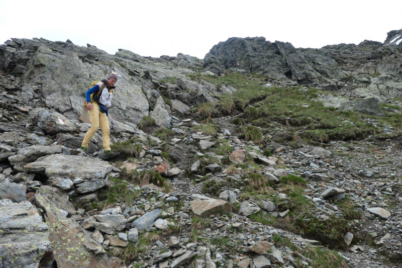 Flaggerschartenhtte - Tagewaldhorn - Distelsee - Niedereck - Penser Joch