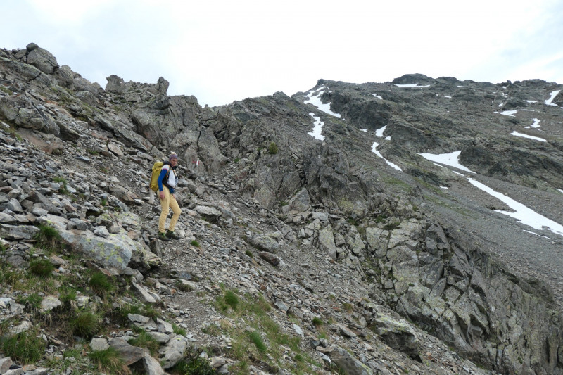 Flaggerschartenhtte - Tagewaldhorn - Distelsee - Niedereck - Penser Joch