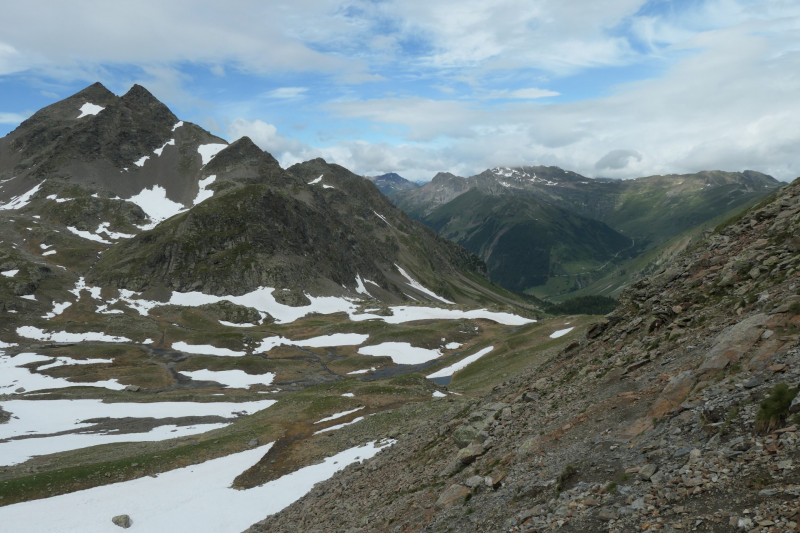 Flaggerschartenhtte - Tagewaldhorn - Distelsee - Niedereck - Penser Joch