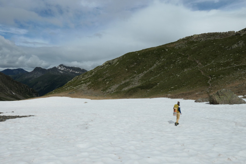 Flaggerschartenhtte - Tagewaldhorn - Distelsee - Niedereck - Penser Joch