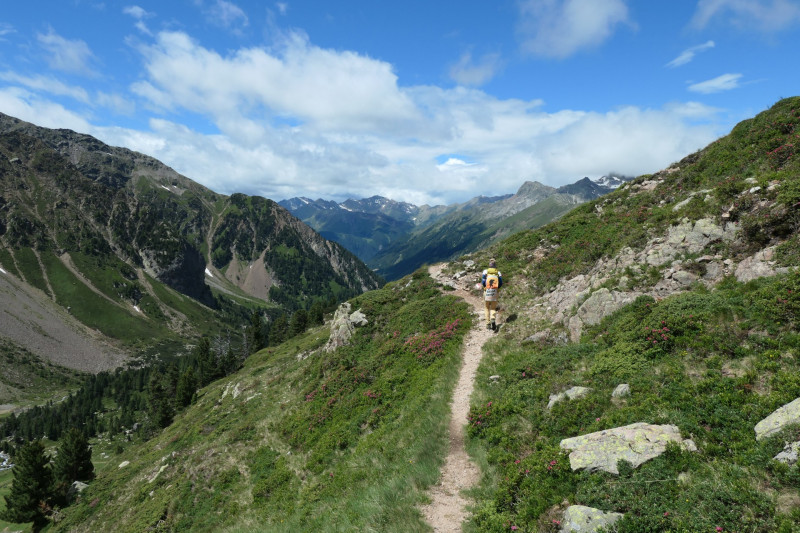 Flaggerschartenhtte - Tagewaldhorn - Distelsee - Niedereck - Penser Joch