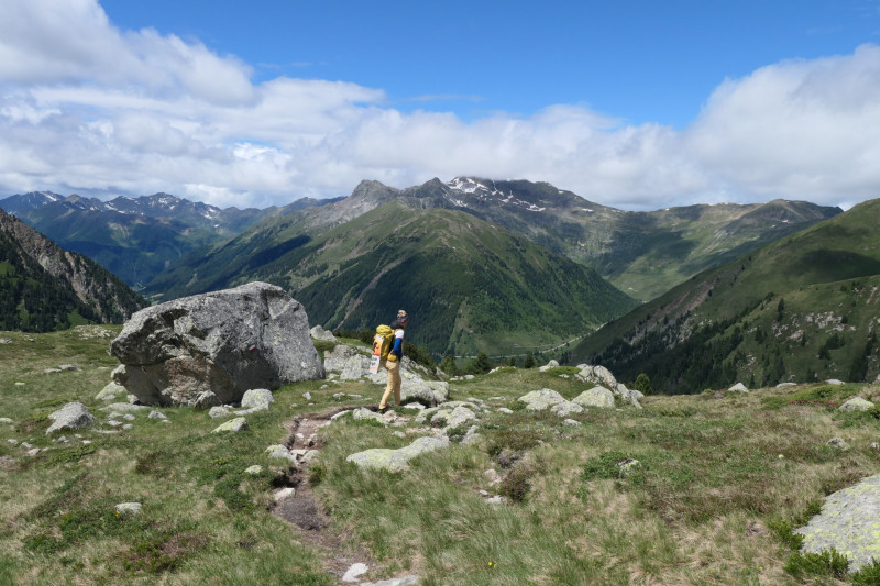 Flaggerschartenhtte - Tagewaldhorn - Distelsee - Niedereck - Penser Joch