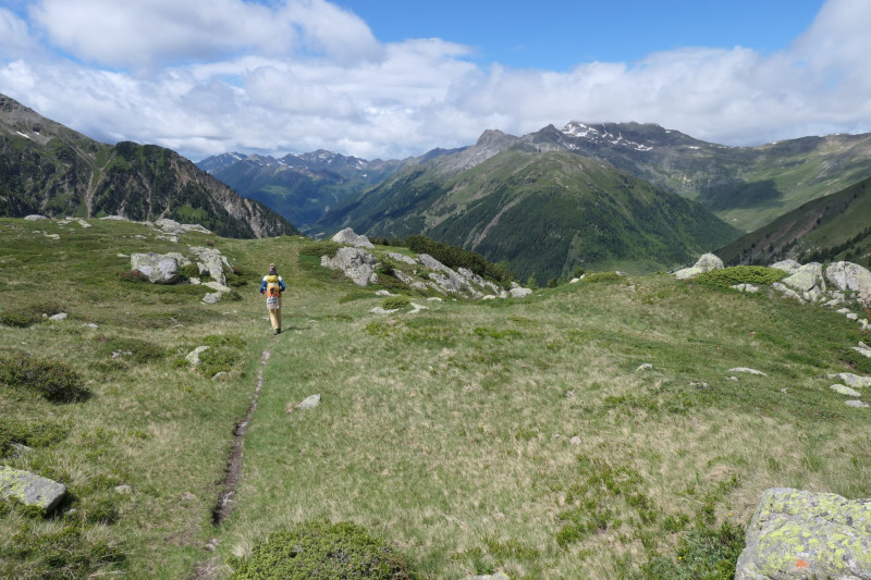Flaggerschartenhtte - Tagewaldhorn - Distelsee - Niedereck - Penser Joch