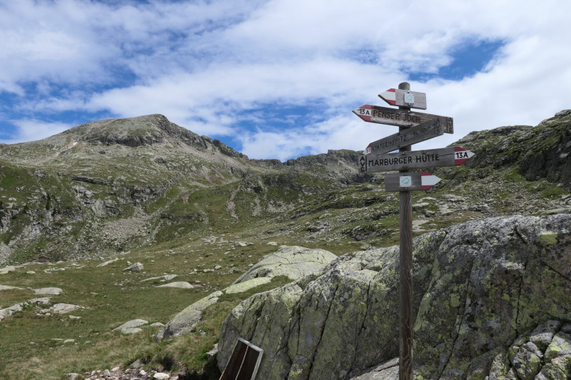 Flaggerschartenhtte - Tagewaldhorn - Distelsee - Niedereck - Penser Joch