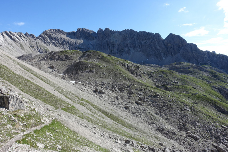 Hermann-von-Barth-Hütte - Schafscharte - Großer Krottenkopf - Kemptner Hütte